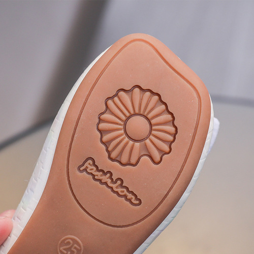 Girls 'shoes spring and autumn students' children's baby small leather shoes princess single-layer shoes soft soles for middle and small children