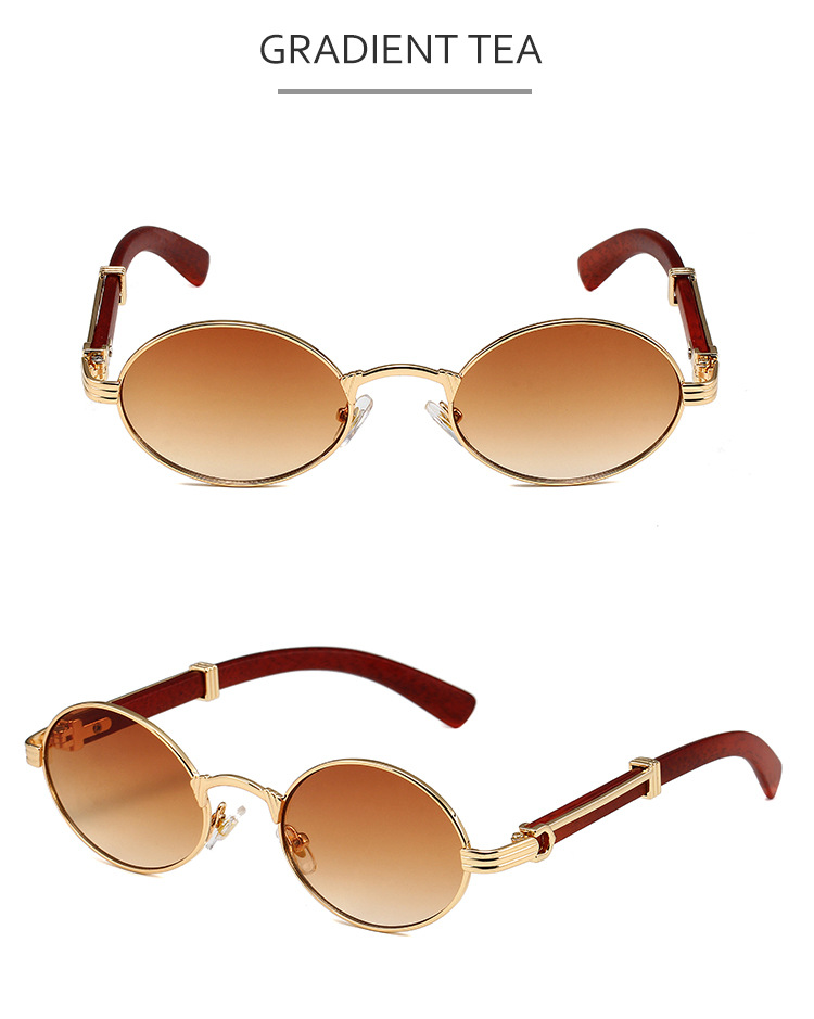 33g Weight Full Frame Glasses Structure Sunglasses Classification PC, UV400 Protection Lens Material Oval Frame Glasses Style Daily, Street Occasion Solid Color Pattern Unisex Gender Retro, Simple Style Style Retro Simple Style Solid Color PC UV400 Protection Oval Frame Full Frame Women's Sunglasses 8