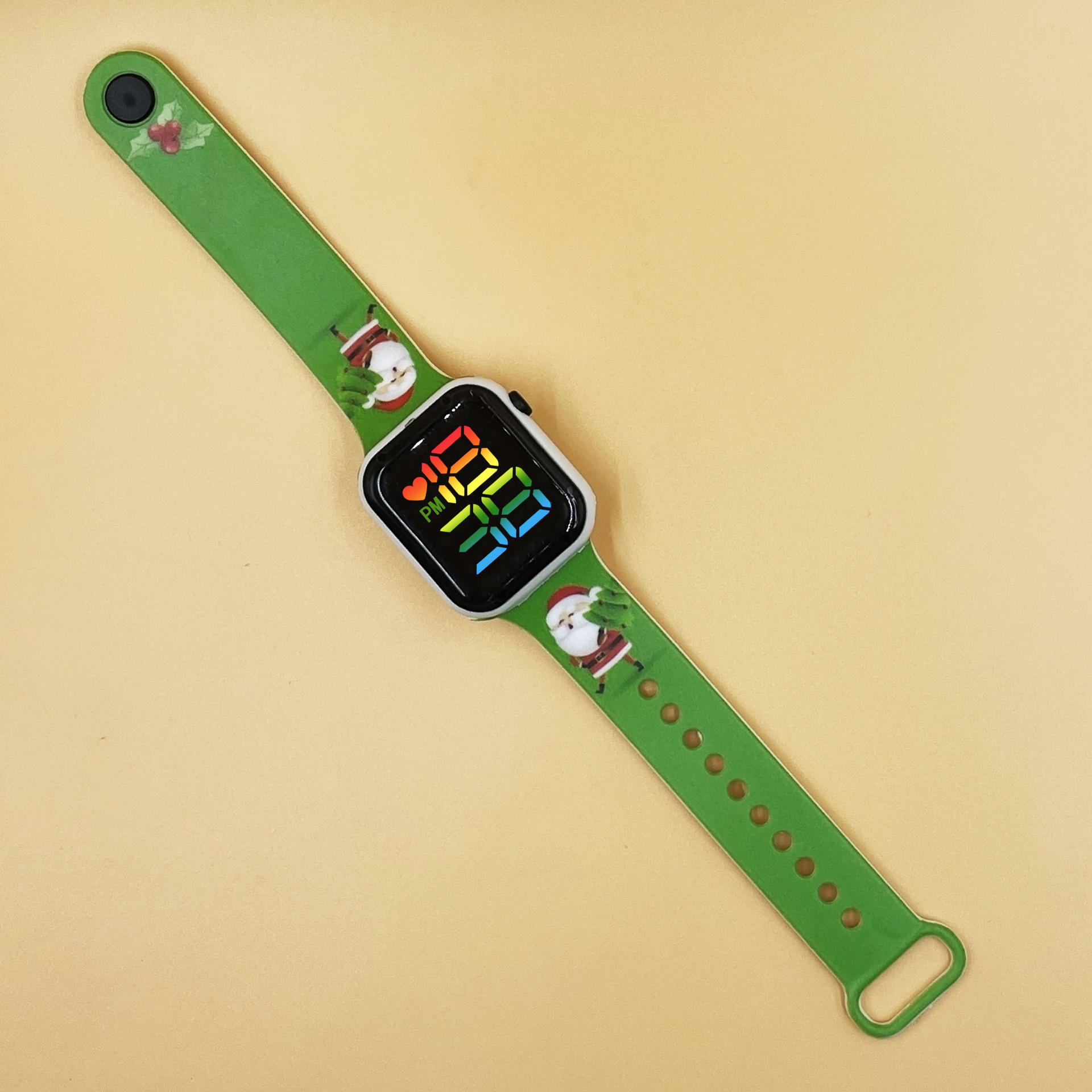 El comercio exterior de impresión en color de dibujos animados LED reloj electrónico color fresco luz botón digital niños estudiante reloj fuente de fábrica