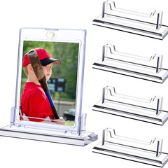 Magnetic card holder 35pt small card holder rigid card case trading card baseball back card film display stand wholesale card holder