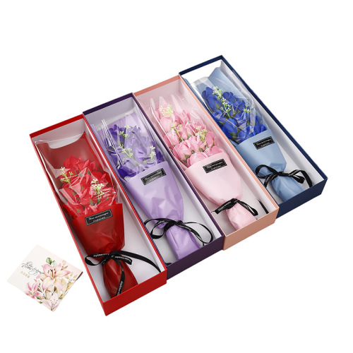 Mother's Day creative gift 11 rose soap flower gift box Valentine's Day bouquet gift for boyfriend and girlfriend and wife