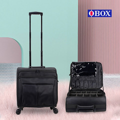 OBOX Professional Makeup Artist Makeup Box Wheeled Makeup Bag Large Capacity Nail and Embroidery Specialized Storage Box Luggage