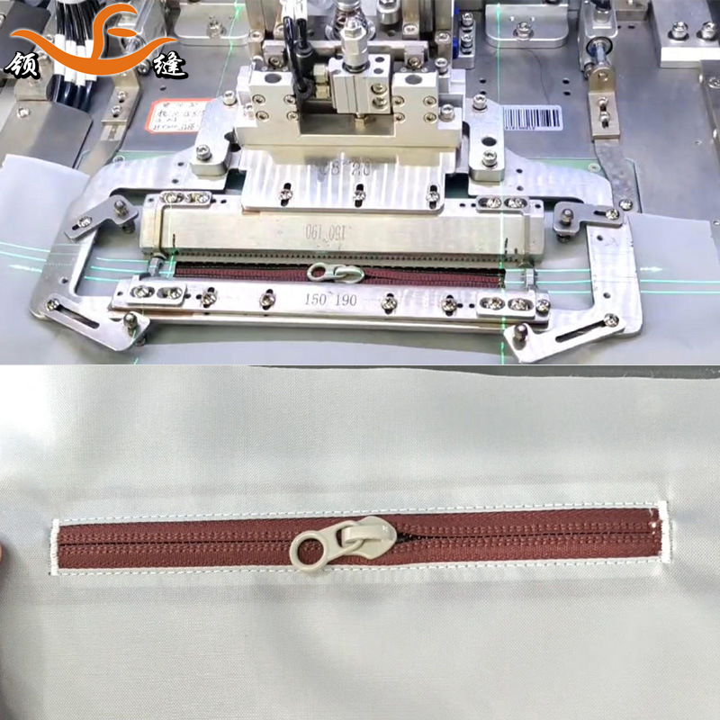 梭织速干防风夹克开袋机专利领缝全自动激光开袋机出口越南土耳其