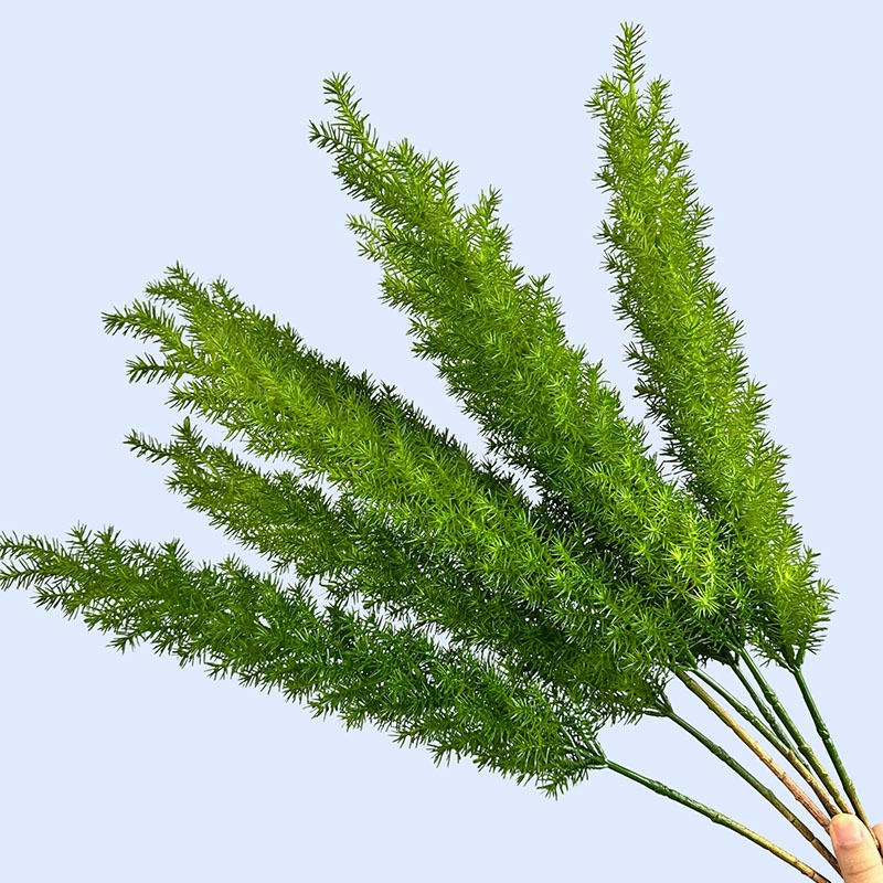Имитация зеленых растений для ландшафтного дизайна, лисий хвост, имитация цветов, декоративные цветочные композиции бонсай, искусственные цветы, имитация спаржи