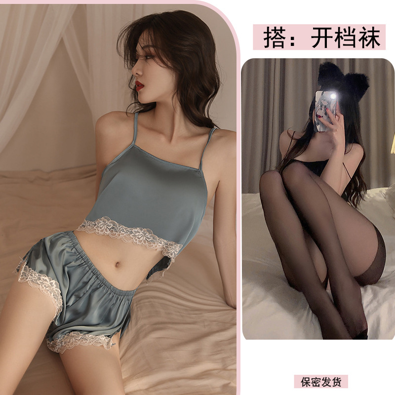 녹색 + 검정색 오픈 양말