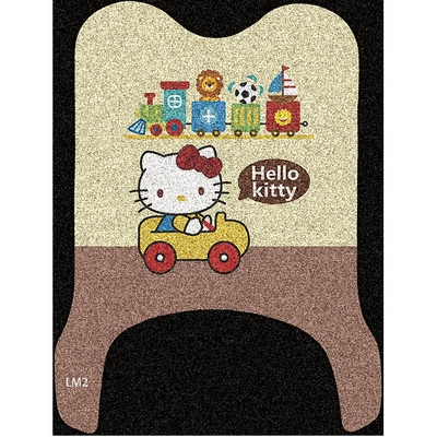 and non-slip foot pads, Electric vehicle foot mat - hello-kitty-train