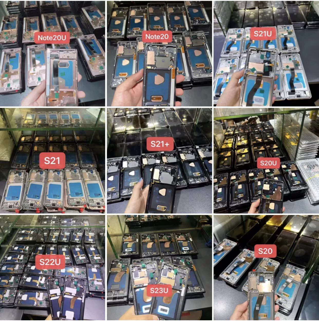 Подходит для Samsung Samsung OLED S20/S21/S22/S23 Note 8/9 LCD экран сборка
