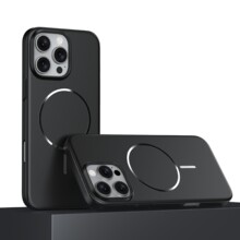 适用苹果16E超薄金属漆磁吸手机壳iPhone15全包14/12promax保护套