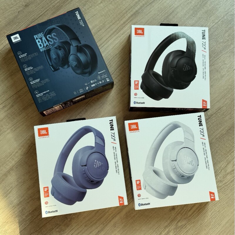 Cross-Border Applicable Jbl Tune720Bt Head-Mounted Bluetooth Noise-Cancelling Headphones Wireless Computer Headset One Machine One Code
