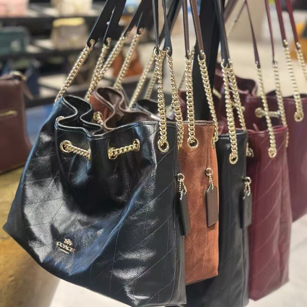 蔻家11月新款evelyn垃圾袋流浪链条包小香风时尚腋下手提单肩包