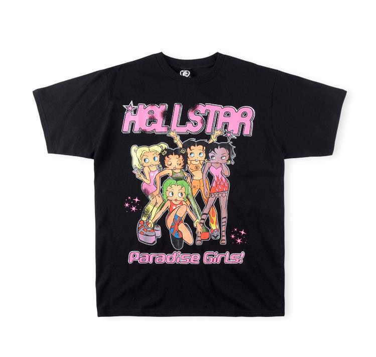 国境を越えた卸売りヴィンテージの新しいアメリカの潮牌鬼面stuios半袖tシャツ男女同金|undefined