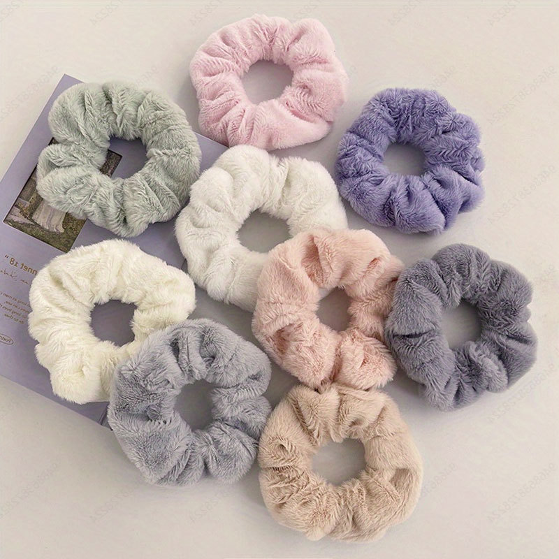 Piggy de peluche de primavera, lazo para el cabello, celebridad de Internet, nueva cuerda para la cabeza de todo fósforo, banda de goma, cuerda para el cabello para mujer, funda de cuero, tocado