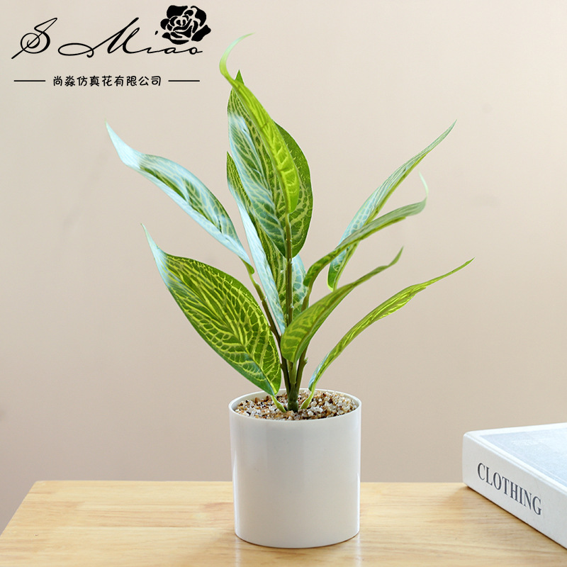 Flores artificiales, plantas verdes artificiales, bonsái, adornos creativos, flores simuladas, plantas de plástico, decoración de interiores, dropshipping, plantas en maceta simuladas