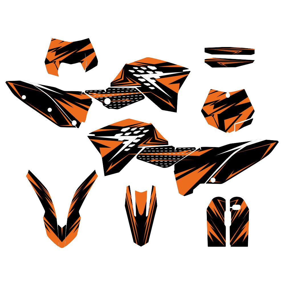 Pegatinas para SUV KTM 125-525 SX SXF 05-11 todos los modelos 125-52 07-09