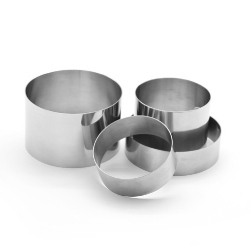 Stainless steel mousse ring 6/8cm round heightened mold Japanese drum bread cutting mold cheese cake mold