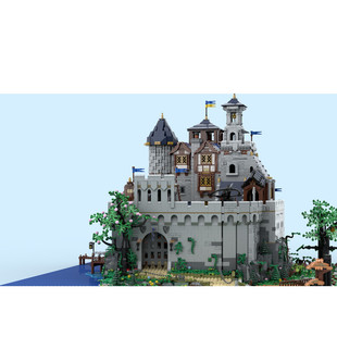 Moc-161565 Medieval Royal Castle with Fully Detailed Interior 10653 Particle Count
