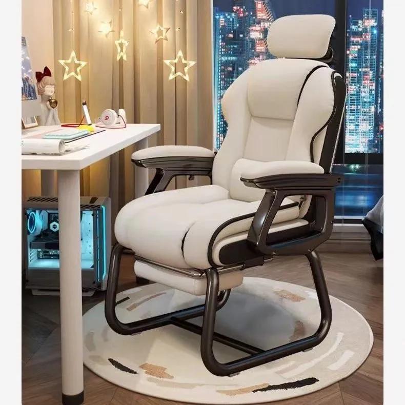 Computer Chair, Ergonomic Dormitory Gaming Chair, Sedentary Reclining Sofa Chair, Boss Chair, Home Waist-Protecting Office Chair