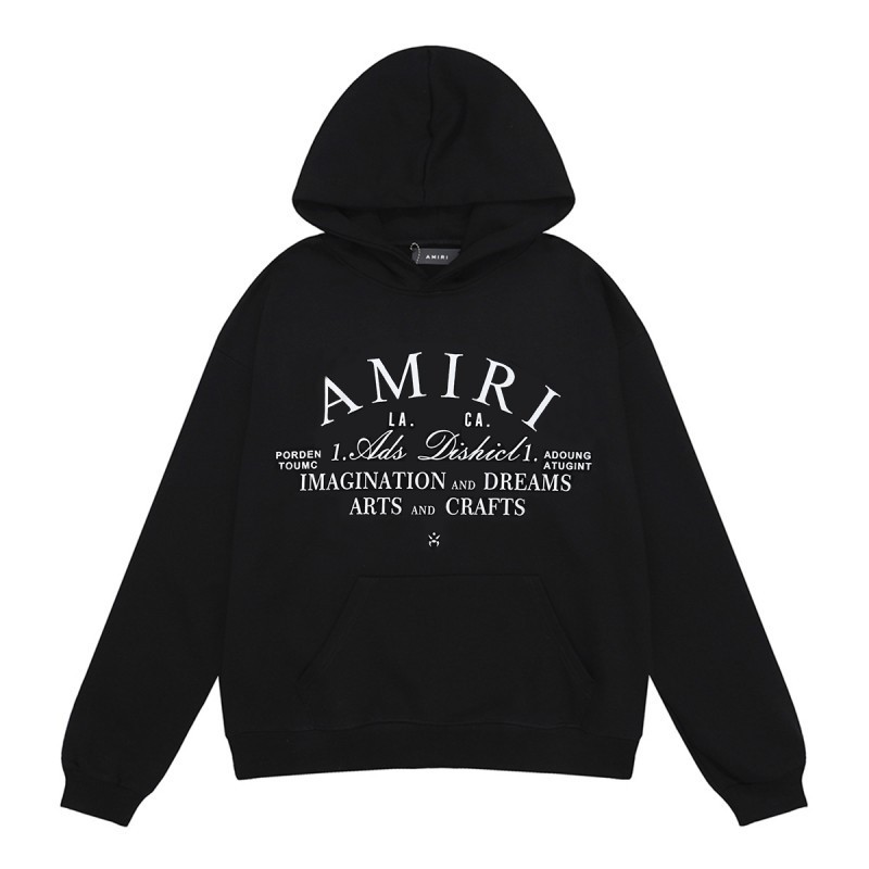 国境を越えた卸売りamiri豹紋グラデーション文字ロゴ天使パーカーカップル服コート長ズボン|undefined