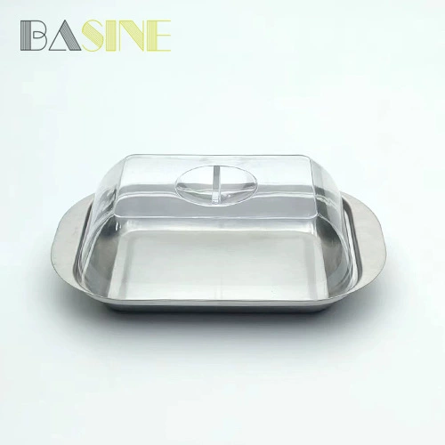 Stainless steel bottom + plastic cover (packed in bags)