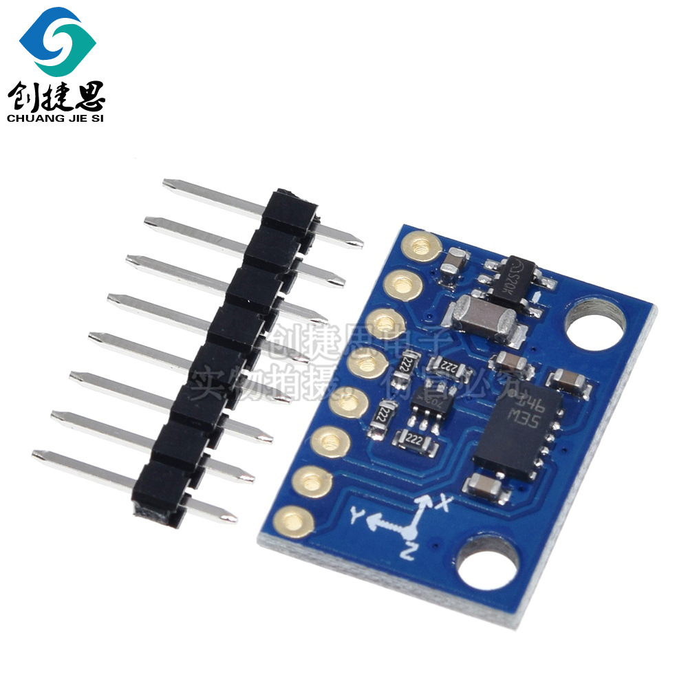 GY-511 LSM303DLHC  高精度三轴传感器模块 电子罗盘指南针加速度