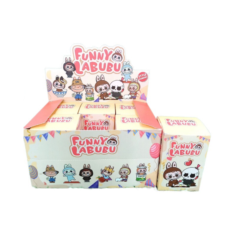新しい漫画ラブブブラインドボックス装飾品トレンディなフィギュアラブブブラインドボックス COS スティーディスターモデル|undefined