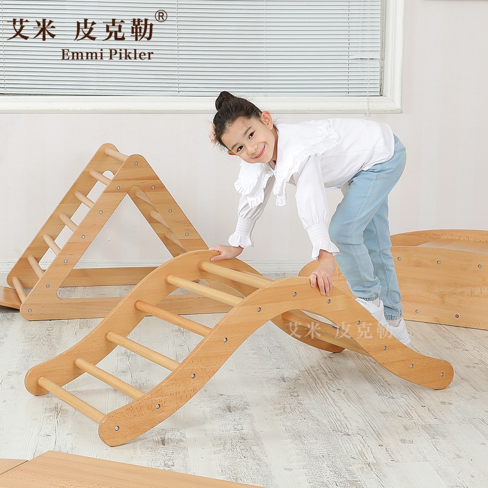 Equipment for kindergarten from natural wood sensorics