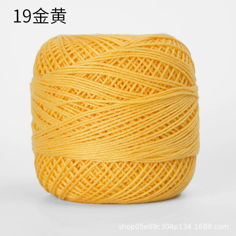 Шёлковая crochet нить шарики, 3 размера, разноцветная пряжа для вязания сумок и крючком