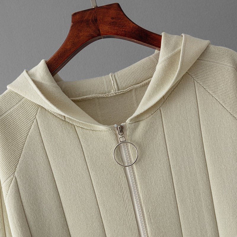 Damenbekleidung Frühling und Herbst Neue Wollmode Top + Weste + Freizeithose Set Gestrickter Sport Dreiteiliger Anzug_voghion.com