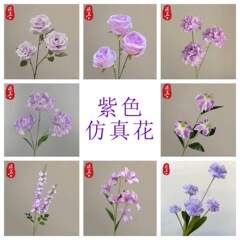 紫のシミュレーション花の結婚祝いに花を咲かせます。