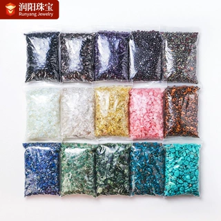 天然白水晶粉水晶紫水晶黄水晶碎石 消磁净化供佛碎石 工厂定制