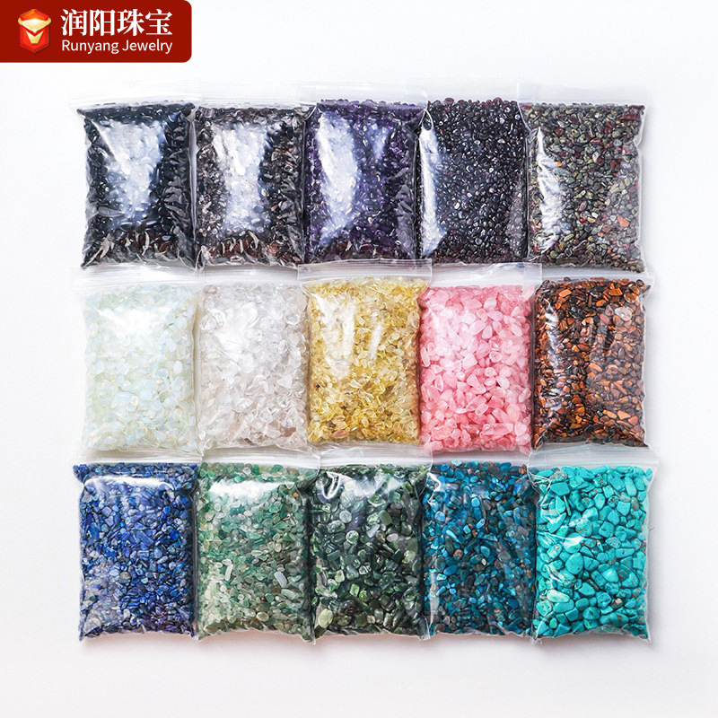 Natural White Crystal Pink Crystal Amethyst Citrine Gravel Degaussing Purification for Buddha Gravel Factory Customization