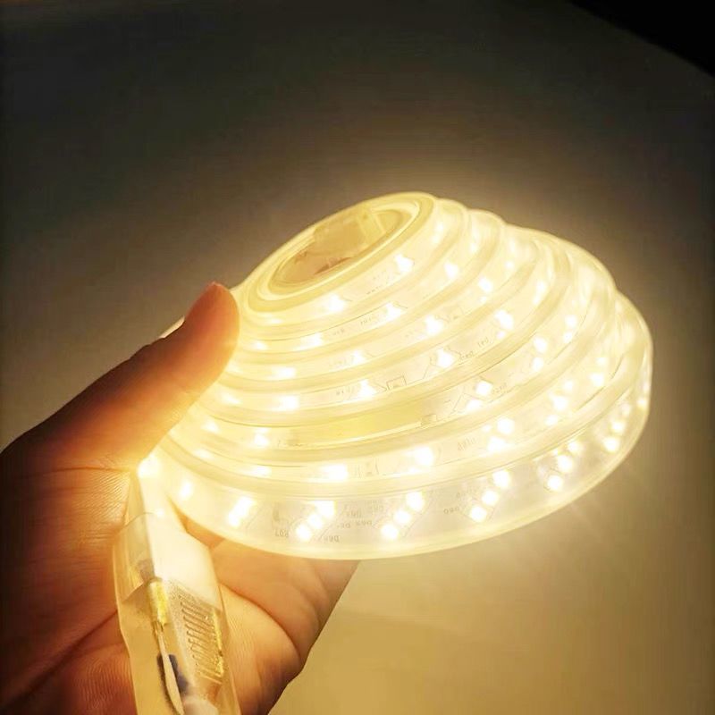 Light belt 2835 Highlight indoor suspended ceiling outdoors waterproof high pressure 220V Double row, three row LED Flexible Strip Light