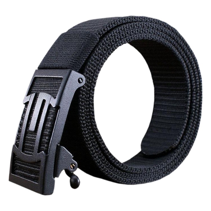 Cinturón automático de nailon ancho 35 mm para hombre uso diario