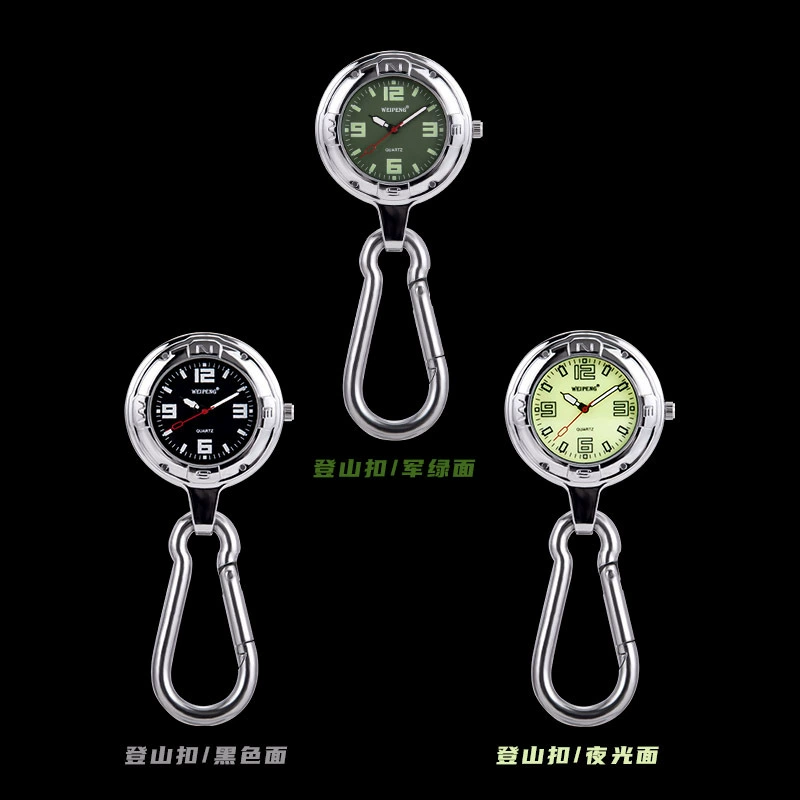 Universal travel keychain outside climbing, retro pocket watch, wholesale