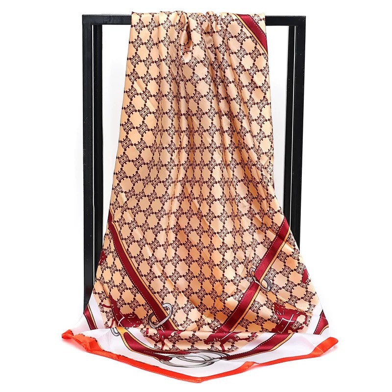 90 스퀘어 [더블 링 호스-카멜]