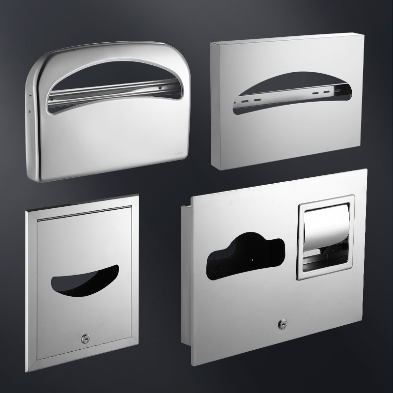 Juyuan Embedded Tissue Box 304 Stainless Steel Tissue Box Bathroom Toilet Two-In-One Toilet Paper Storage