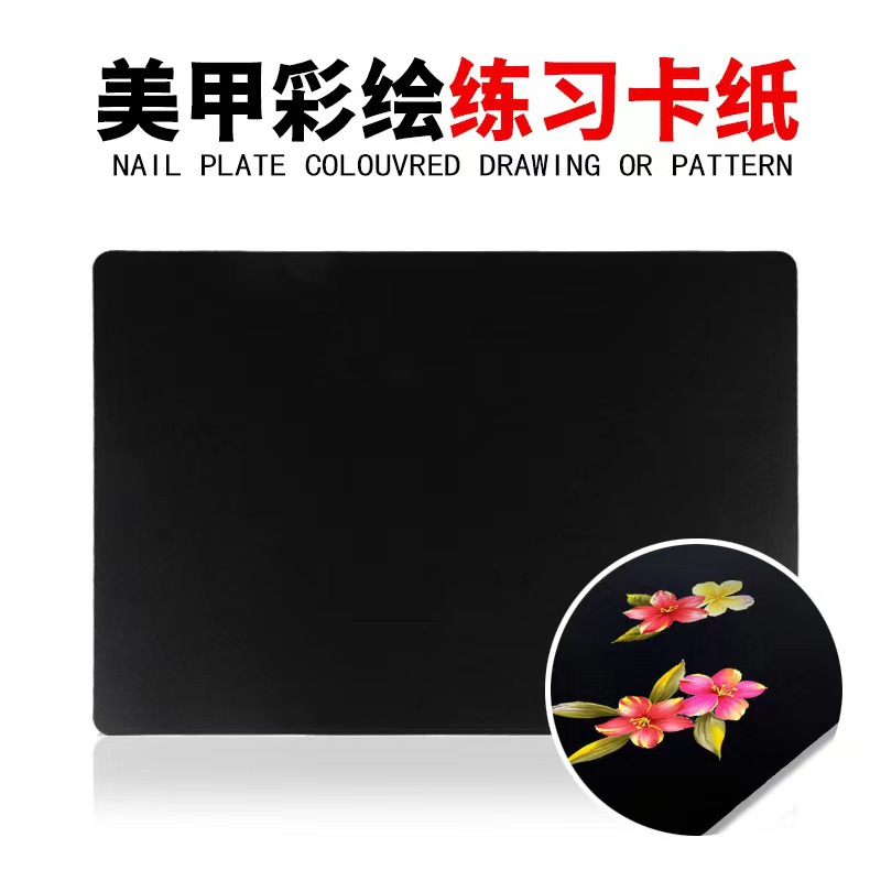 Painted copybook for manicure