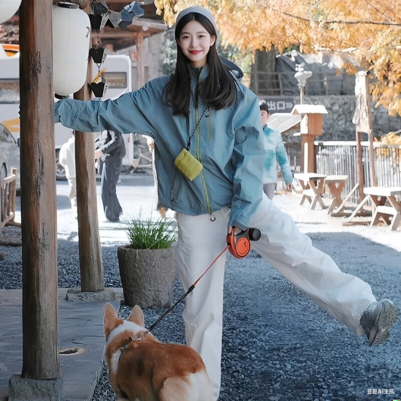 Kongshan Yu Outdoor Hard Shell Jacket Women's Three-In-One Windproof and Waterproof Hiking and Mountaineering Jacket for Men