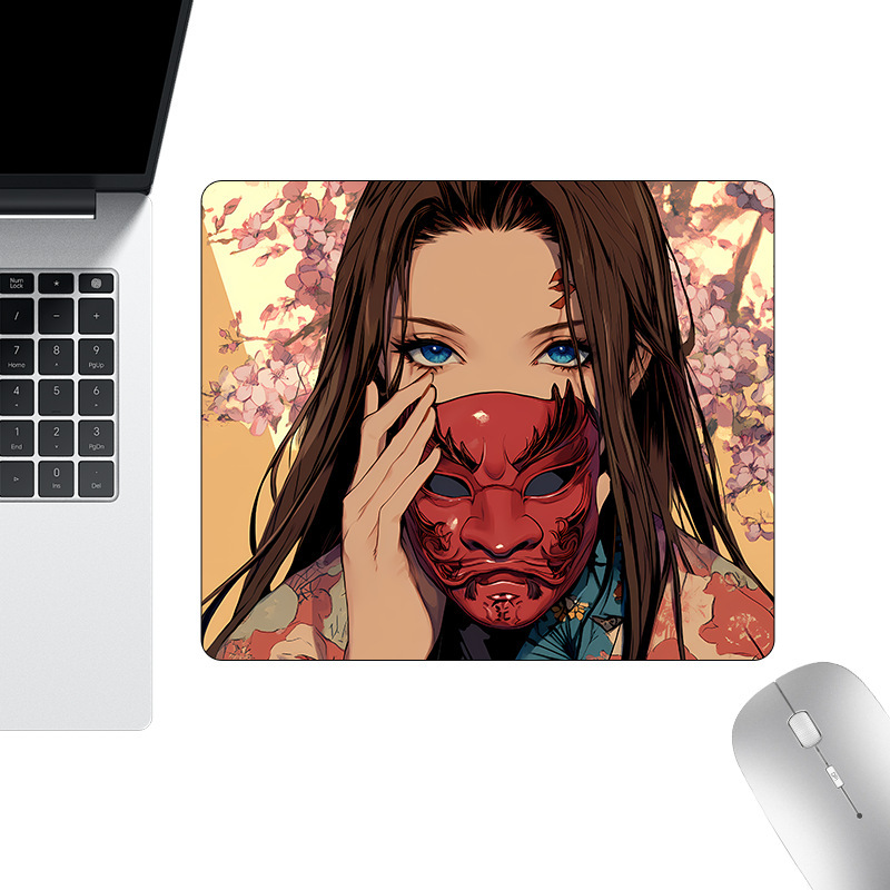 二次元ゲームマウスパッド、厚みのあるエッジロックeスポーツ専用アニメキーボードパッド、大型の汚れ防止と耐摩耗性デスクパッド|undefined