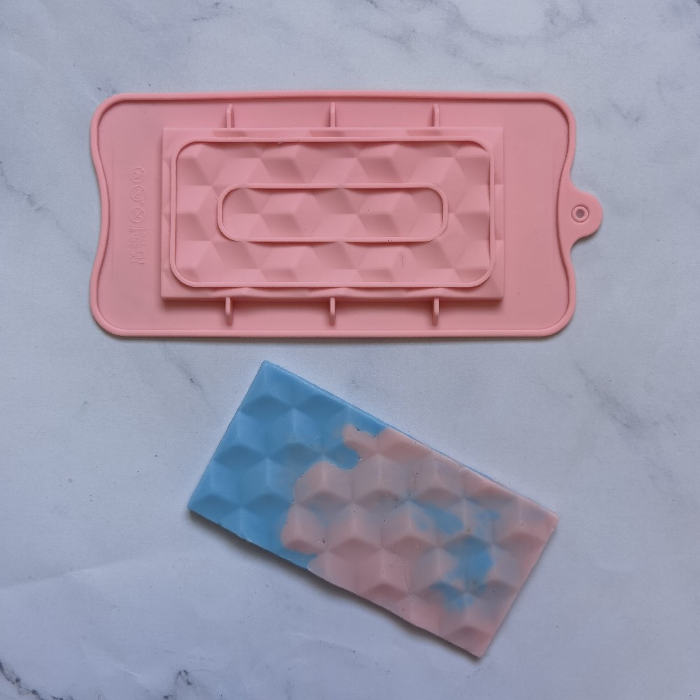 Cubo de chocolate 467 galletas molde de silicona pastel helado pudín molde de postre jabón utensilios