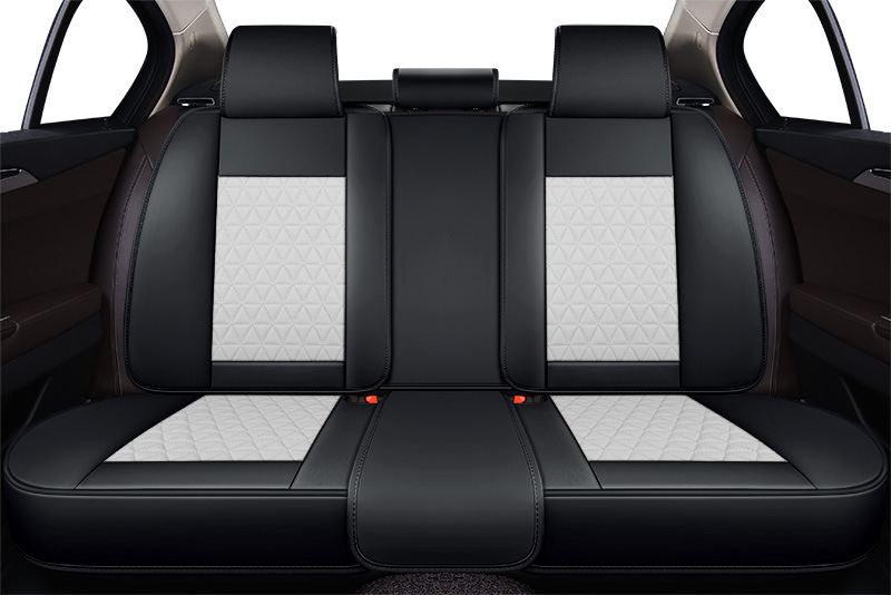 Cross-Border E-Commerce Foreign Trade Full Leather Fixed Lumbar Support Car Seat Cushion for All Seasons, Five-Seater Car Cushion Wholesale
