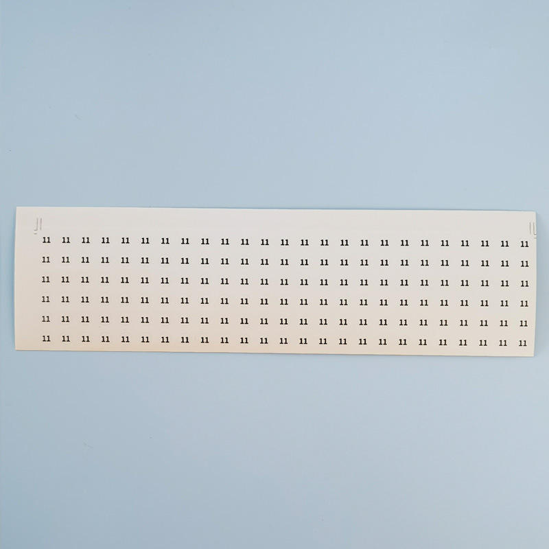 サークル番号デジタルステッカー透明黒字サイズデジタルライブラウンドpvc 5mmステッカーリングブレスレット|undefined