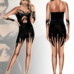 Amazon New 2023 Western and European One-Piece Bodycon Bodysuit with Fashion 3D Digital Printing Bodysuit cosplay for women