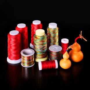 Hand-Woven Red String for Hanging Small Gourds and Dragon Heads