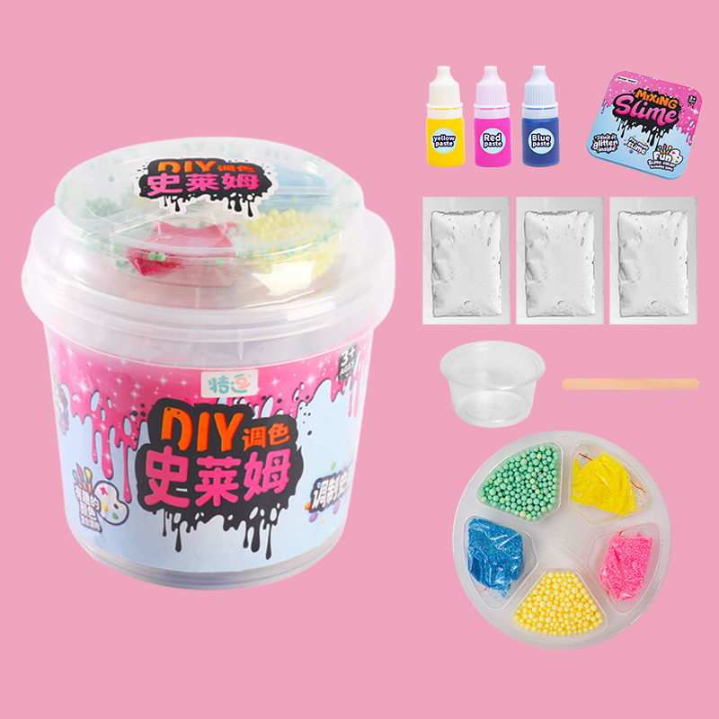 mixing slimeͯݽ diyѹˮʷķ