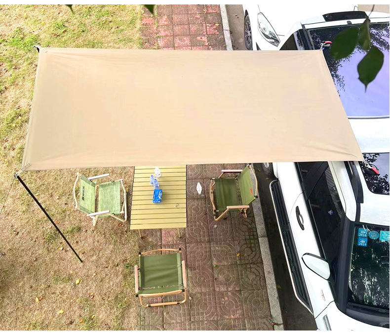 Car Side Canopy, Roof Tent, Outdoor Camping Style Awning, Camping Style Enlarged Rear Side Tent, Vinyl Sunscreen Awning