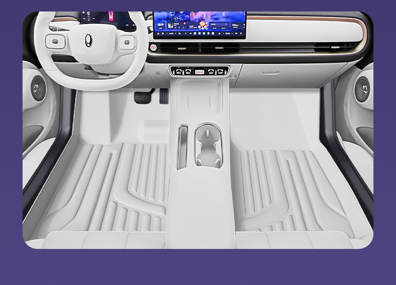 Suitable for Ora 5 Models, Waterproof and Dustproof Car Interior Accessories, Environmentally Friendly Double-Layer Ora 5 Floor Mats