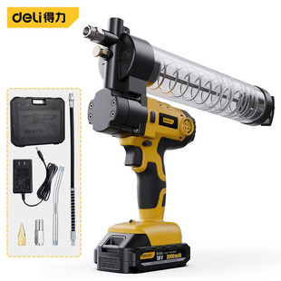 Deli electric grease gun lithium battery high voltage rechargeable automatic butter machine portable butter machine car