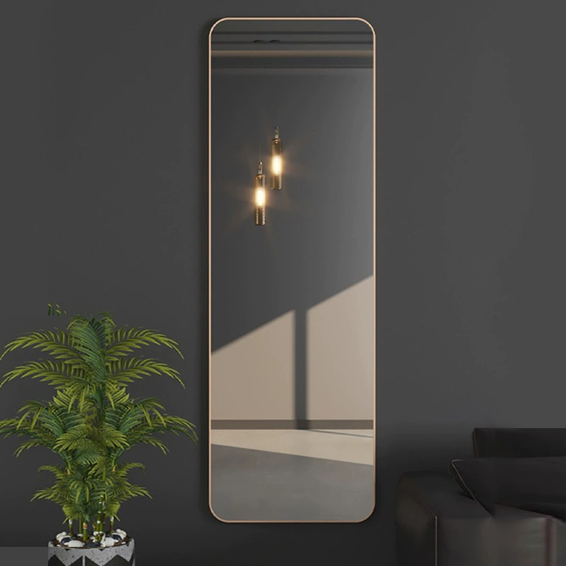 Настенное/напольное зеркало в полный рост в стиле лёгкой роскоши, самоклеящееся, для дома, спальни, прихожей