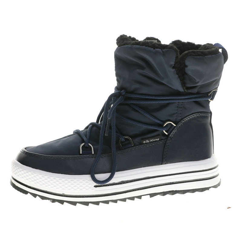 Botas de nieve de invierno una variedad de zapatos de mujer antideslizantes calientes forrados de lana gruesa Zapatos de comercio exterior Envío gratuito